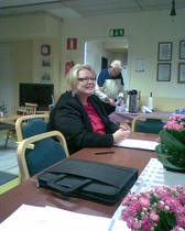 Sinikka Torkkola vieraanamme lokakuussa 2013