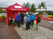 Vasemmiston toritapahtuma syyskuussa 2018