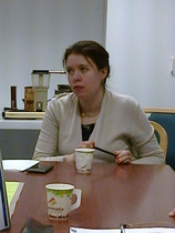 Kansanedustaja Anna Kontula Elokololla maaliskuussa 2015