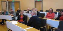 Kansanedustaja, Vasemmiston varapuheenjohtaja Aino-Kaisa Pekonen Pirkkalassa lokakuussa 2012